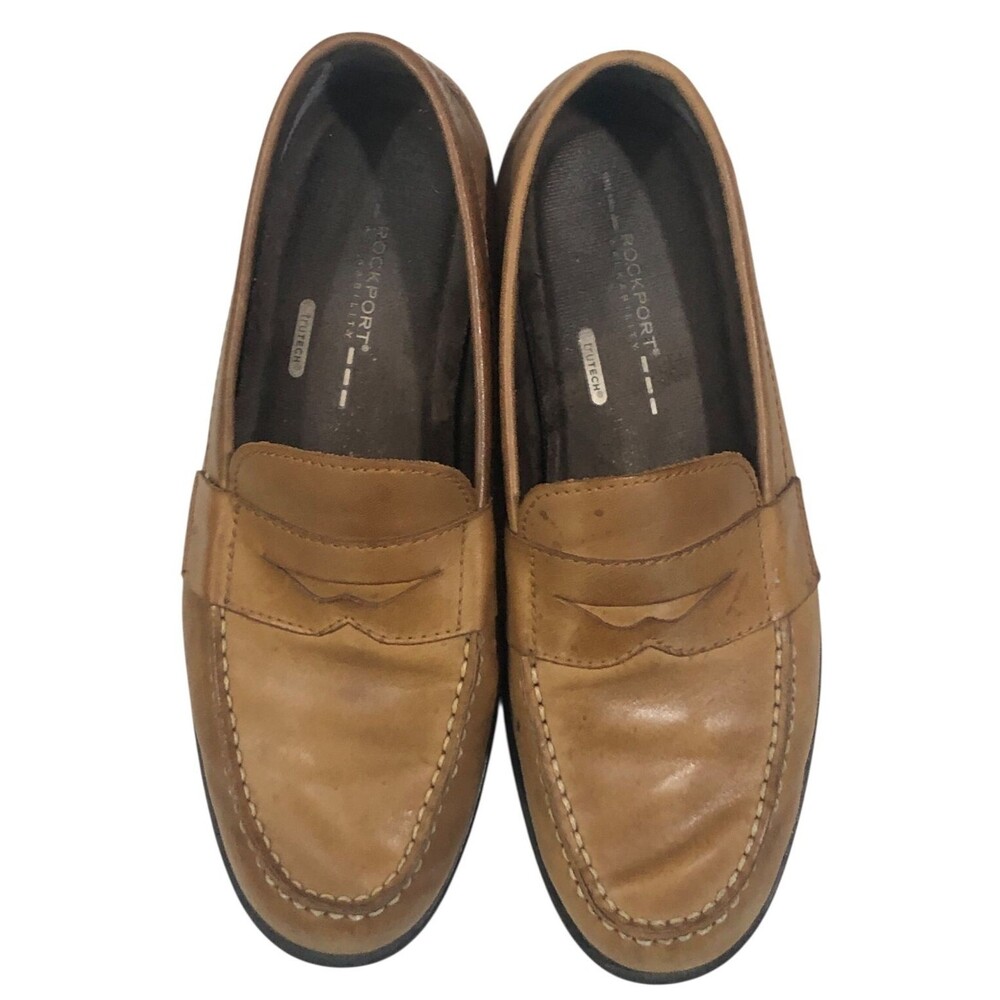 Rockport Suede Loafers Mens Size 8.5